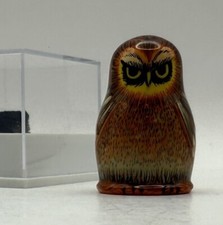 Russian hand painted Owl thimble