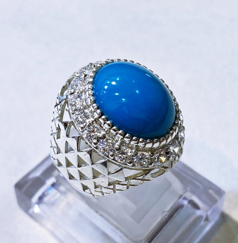 Blue nishapuri feroza - ring,