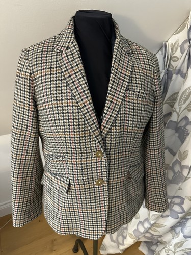 Joules brown beige pink blazer - joules,