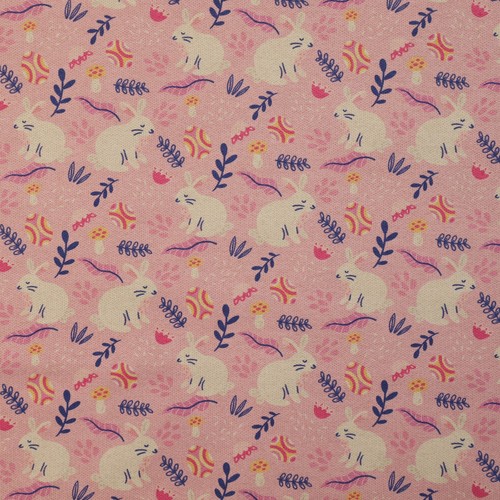 Pink bunny upholstery - bunny,