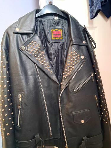 Vintage studded spiked leather - vintage,