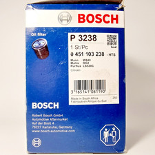 Bosch 0451103238 Oil Filter Service Replacement Fits Citroen Peugeot Talbot etc.