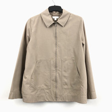COS Sand Cotton Zip Jacket