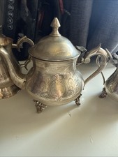 Vintage Metal Teapot Milk  Jug