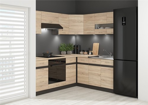 Corner kitchen set complete - kitchen,
