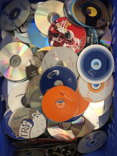 Mix 400 used cds dvds - mix, pcs