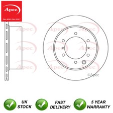 1x Brake Disc Rear Apec Fits