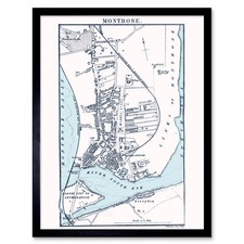 Map 1888 Bartholemew Montrose