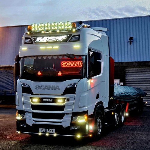 Scania letters truck light - letters,