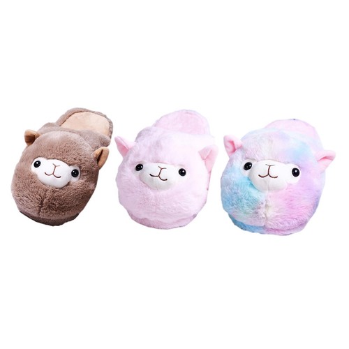 Cartoon alpaca slippers indoor - cartoon,
