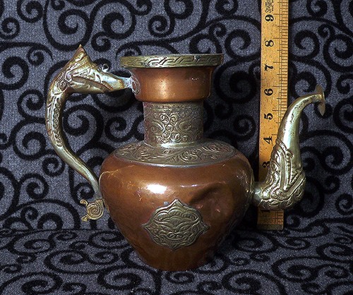 Vintage copper white metal - vintage,