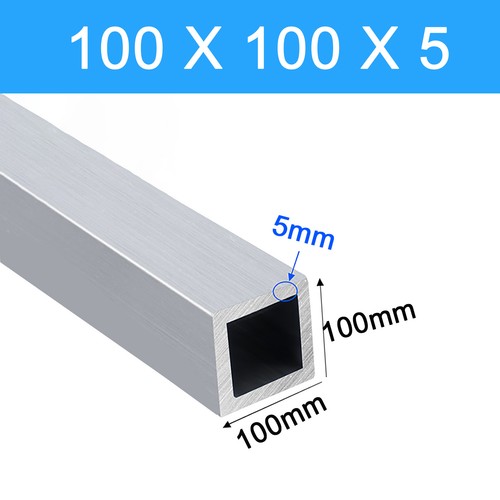 Aluminium square box section - aluminium,