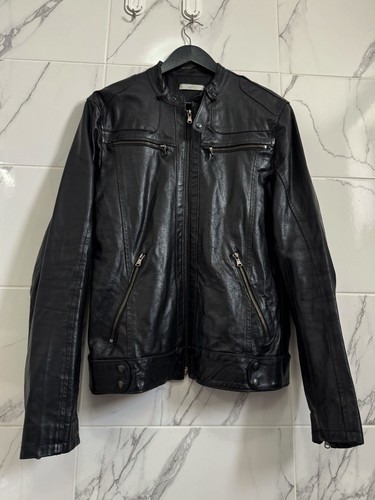 Vintage black leather - black,