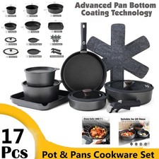 17PCS Pots & Pans Set Non
