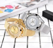 DQG Women Girls Crystal Dial