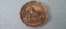 Burg Cochem Moselle Carved Wooden Pictorial Hanging Plaque