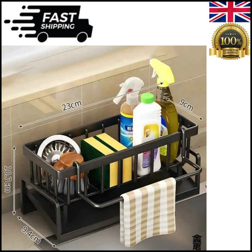 Sink caddy basket - drain, rack