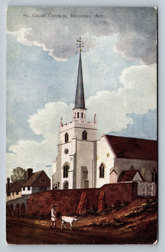 Postcard berkshire reading - postcard,