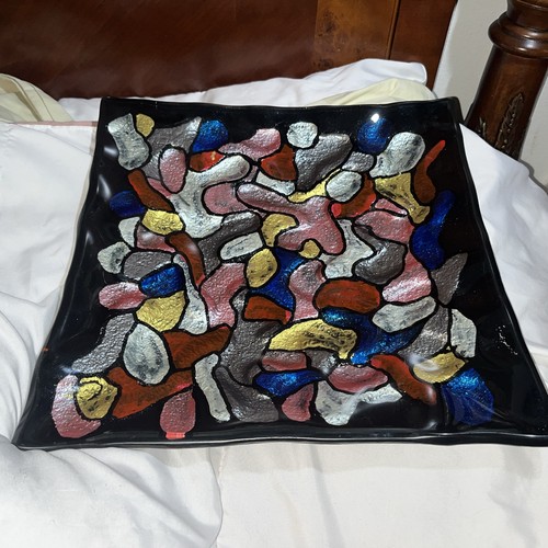 Glass multicolored coffee - glass,