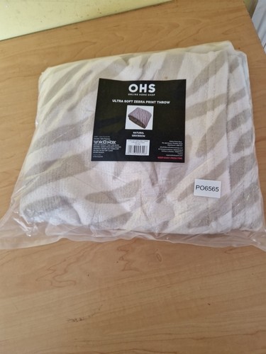 Ohs ultra soft zebra print - ultra,