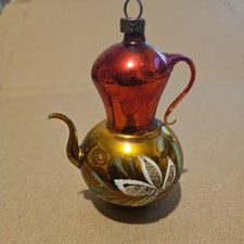 Antique German Christmas Ornament- Delicate/Beautiful Teapot vintage mercury 