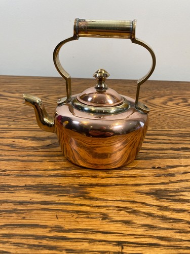 Antique 19th copper tin - c,