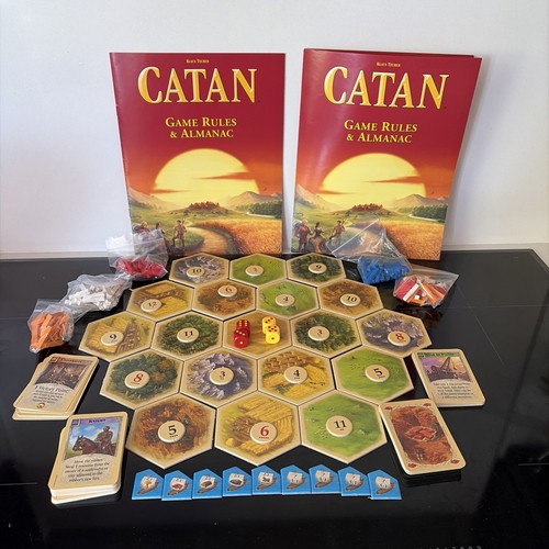 Catan spares cards - cards,, tiles