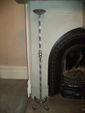 Hand made wrought iron candle