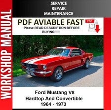FORD MUSTANG V8 1964 1965 1966
