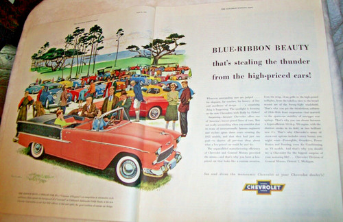 1955 chevy bel air - air, convertible