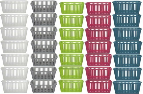 Plastic storage basket crate - plastic,