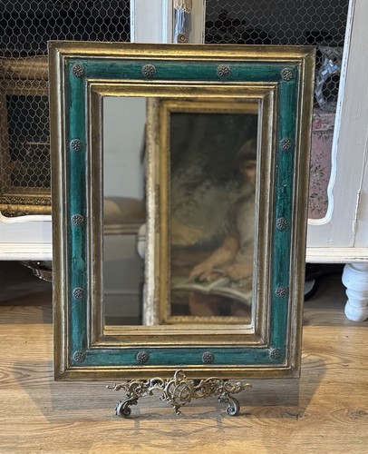 Vintage style green gilt - vintage,