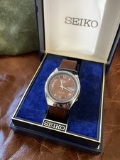 Vintage Brown Dial 1977 Seiko 5 Automatic Watch 6319-8000