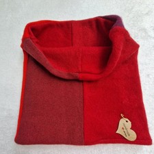 100% Cashmere Snood –  Red