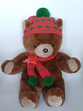 Harrods 1987 Birthday Foot Dated 13" Christmas Teddy Bear Named Alfie Tagged