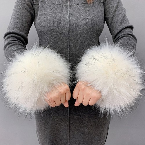 Winter warm women plush - plush, wrist