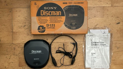 Sony discman 151 portable - d-151, cd