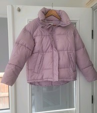 Womens Asda George Lilac Puffer Coat Size M UK  12-14
