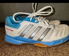 Unisex Adidas Stabil Essence 10 White & Blue UK Size 5 Euro 38