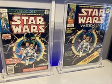 Vintage Star Wars Comics Issue 1 UK & US versions 1977 & 1978