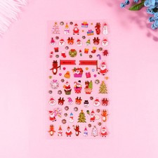  10 Sheets Holiday Scrapbook Stickers Diary Photo Album Decor Scrapbooking