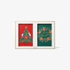Luxe Wreath Christmas Cards -