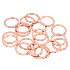20Pcs M22 Flat Copper Washers