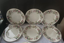 6 x Vintage Wedgwood Hathaway