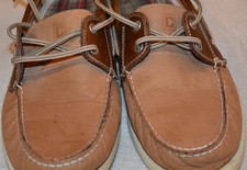 Chaps Boat Shoes Leather
