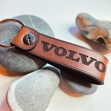 Volvo - Looped Leather Keyring