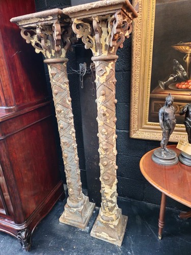 Stunning pair antique - pair, of