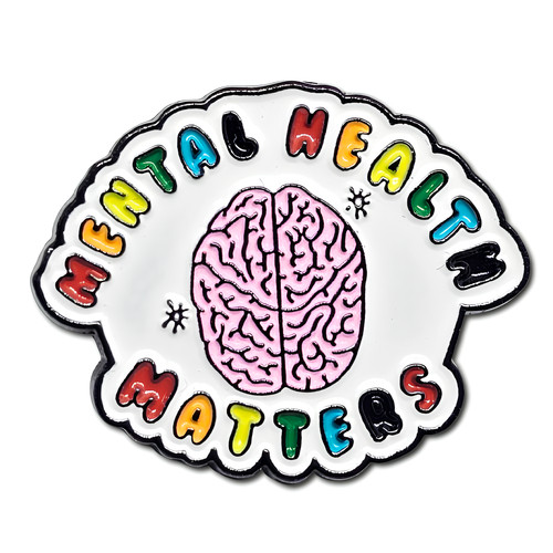 Mental health matters pin - health,