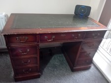 Mahogany Genuine Leather Green