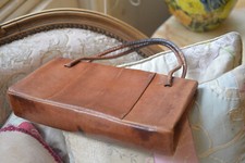 VINTAGE 1940/50s LIZARD SKIN LEATHER WALDYBAG HANDBAG